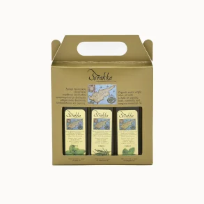 kologisk Ekstra Jomfru Olivenolie med Basilikum - Oregano - Rosmarin