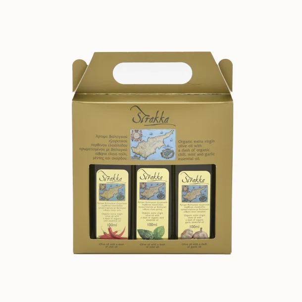 kologisk Ekstra Jomfru Olivenolie med Chili-Hvidlg-Mynte